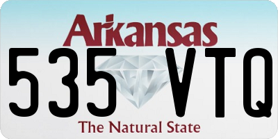 AR license plate 535VTQ