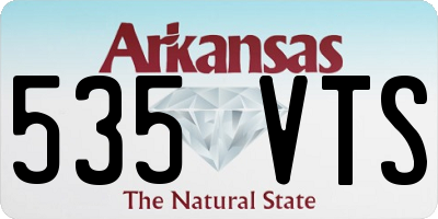 AR license plate 535VTS