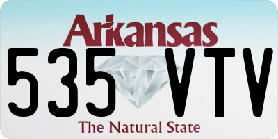 AR license plate 535VTV