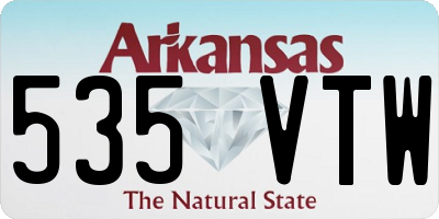 AR license plate 535VTW