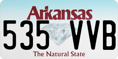AR license plate 535VVB