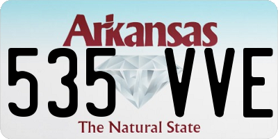 AR license plate 535VVE