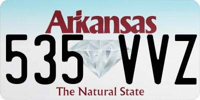 AR license plate 535VVZ