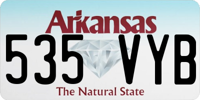 AR license plate 535VYB