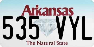 AR license plate 535VYL