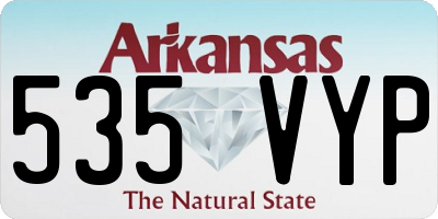 AR license plate 535VYP