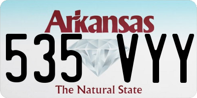 AR license plate 535VYY