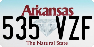 AR license plate 535VZF