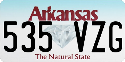 AR license plate 535VZG