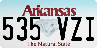 AR license plate 535VZI