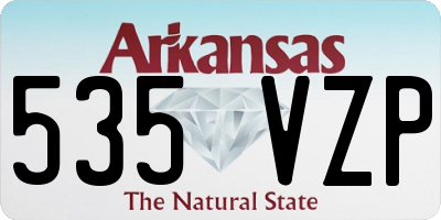 AR license plate 535VZP