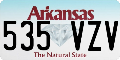 AR license plate 535VZV