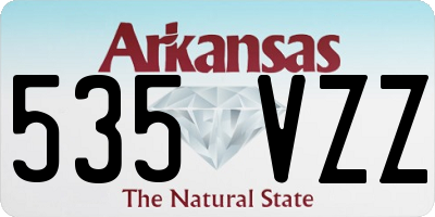 AR license plate 535VZZ