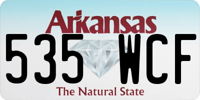 AR license plate 535WCF