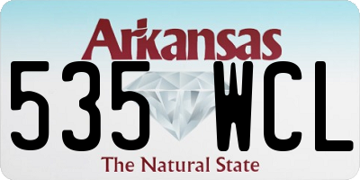 AR license plate 535WCL
