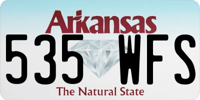 AR license plate 535WFS