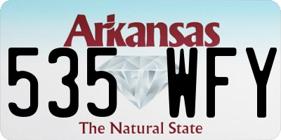 AR license plate 535WFY