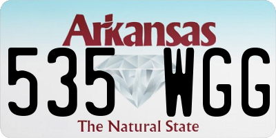 AR license plate 535WGG