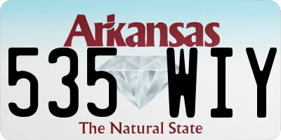 AR license plate 535WIY