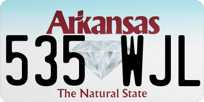 AR license plate 535WJL