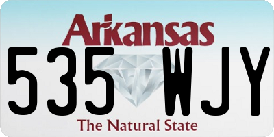 AR license plate 535WJY