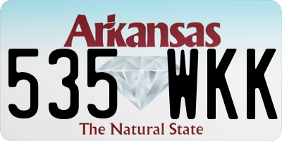 AR license plate 535WKK