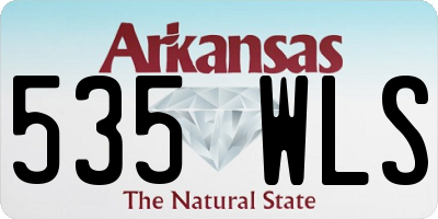 AR license plate 535WLS