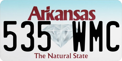 AR license plate 535WMC