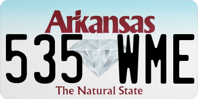 AR license plate 535WME