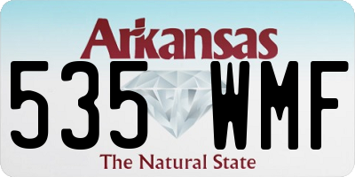 AR license plate 535WMF