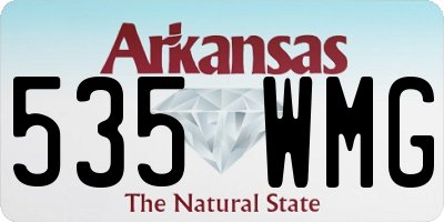 AR license plate 535WMG