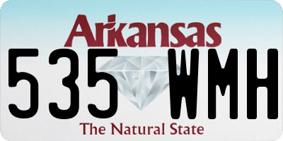AR license plate 535WMH