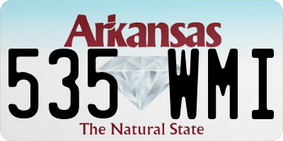AR license plate 535WMI