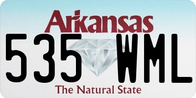 AR license plate 535WML