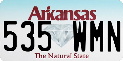 AR license plate 535WMN