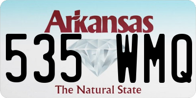 AR license plate 535WMQ
