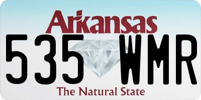AR license plate 535WMR