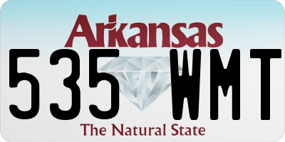 AR license plate 535WMT
