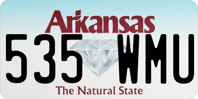 AR license plate 535WMU