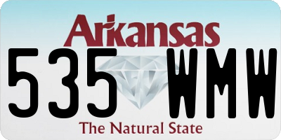 AR license plate 535WMW
