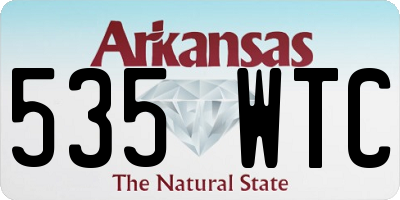 AR license plate 535WTC