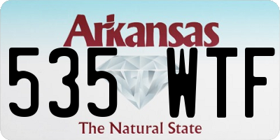 AR license plate 535WTF