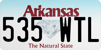 AR license plate 535WTL