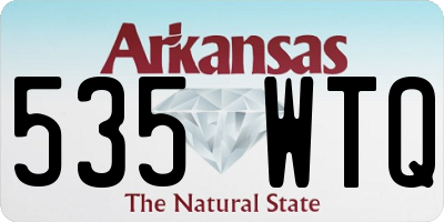 AR license plate 535WTQ