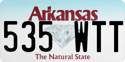 AR license plate 535WTT
