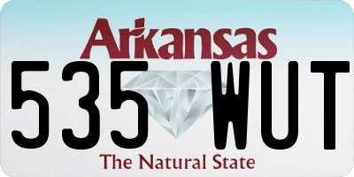 AR license plate 535WUT