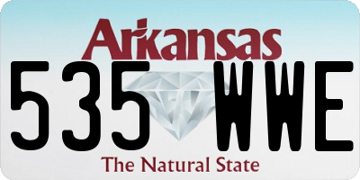 AR license plate 535WWE