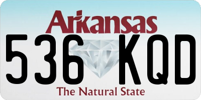 AR license plate 536KQD