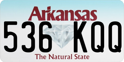 AR license plate 536KQQ