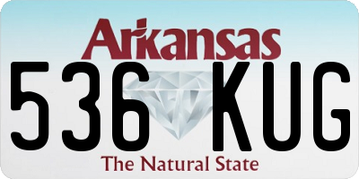 AR license plate 536KUG